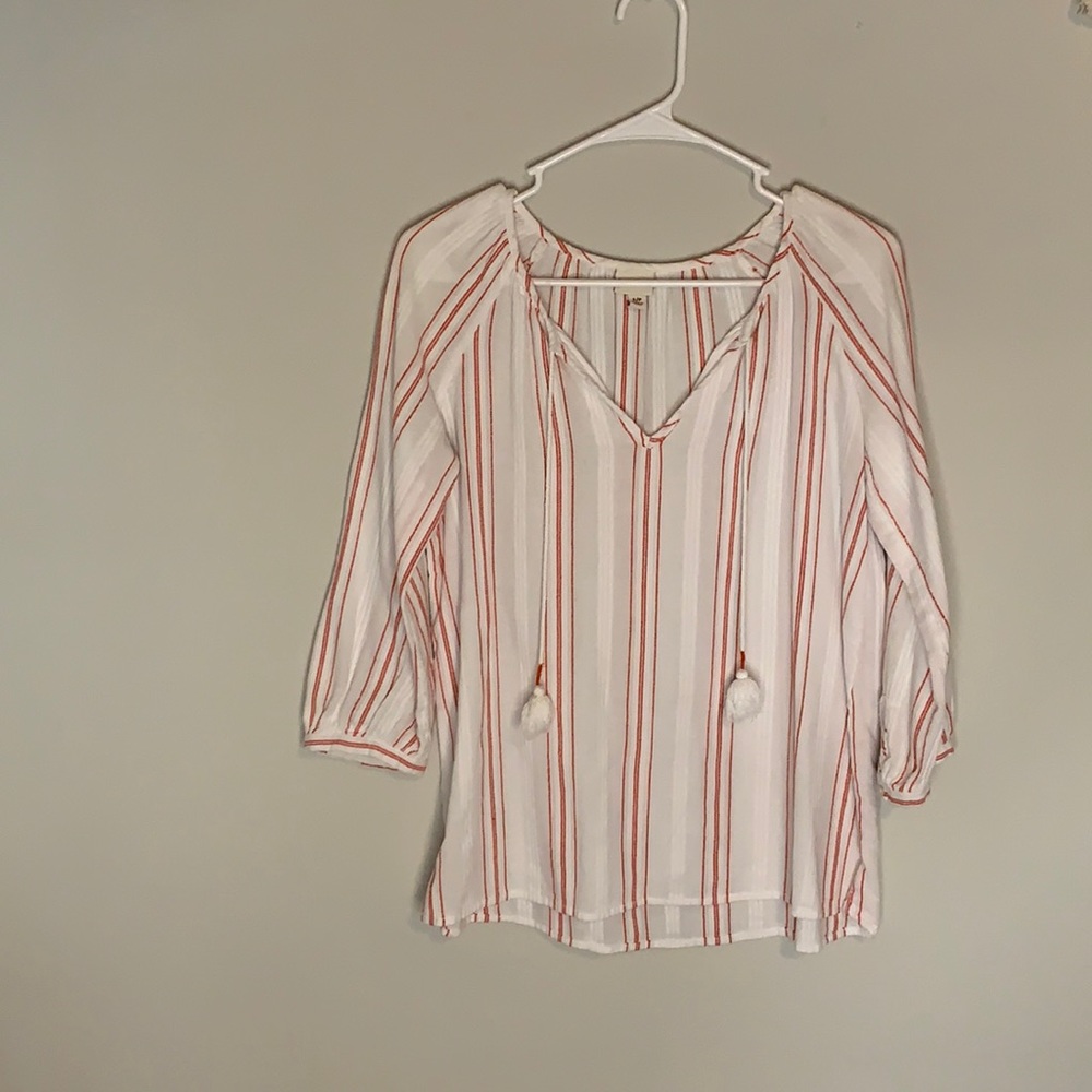 Merona striped blouse